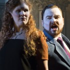 Sarah Power as Rodelinda and Richard Rowe as Grimoaldo