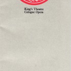 Programme cover