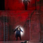 Alex Esposito as Leporello, Alexander Tsymbalak as the Commendatore and Mariusz Kwiecien as Don Giovanni