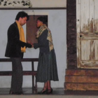 Pumeza Matshikiza as mimi and Alastair Digges as Rodolfo