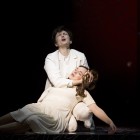 Caitlin Hulcup as Orfeo and Lucy Hall as Euridice