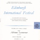 Programme cover