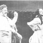 Bill McCue as Le Bailli and Cynthia Buchan as Charlotte