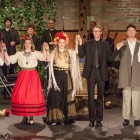 Final Curtain Call with Robyn Allegra Parton (in red) and Maria Ostroukhova (in white)