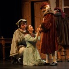 Michael Doroszenko as Rinuccio, Claire Thompson as Lauretta and Richard Mein as Gianni Schicchi