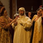 Louise Thomson as La Ciesca, Richard Mein as Gianni Schicchi and Susanne Horsburgh as Zita