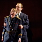 Charlotte Stephenson (Annius) and Philip Spendley (Publius)