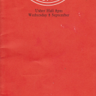 Programme cover