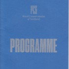 Programme cover