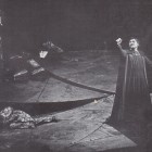 David Ward as Wotan;  Joseph Ward (rear); Raymond Myers (front)