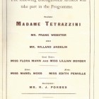 Concert programme