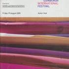 Programme cover