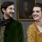 Nicholas Sharratt as Almaviva and Kitty Whately as Rosina