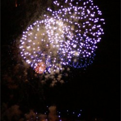 Fireworks over Edinburgh Castle