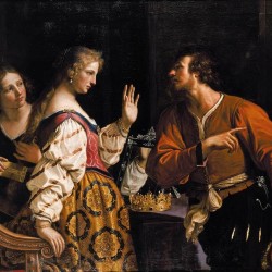 Semiramide in Babylon by Guercino