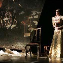 Amanda Echalaz as Tatyana in the ETO production