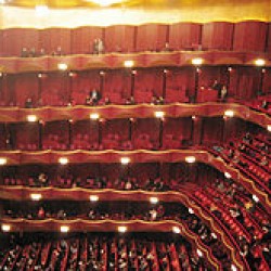 Auditorium of Metropolitan Opera